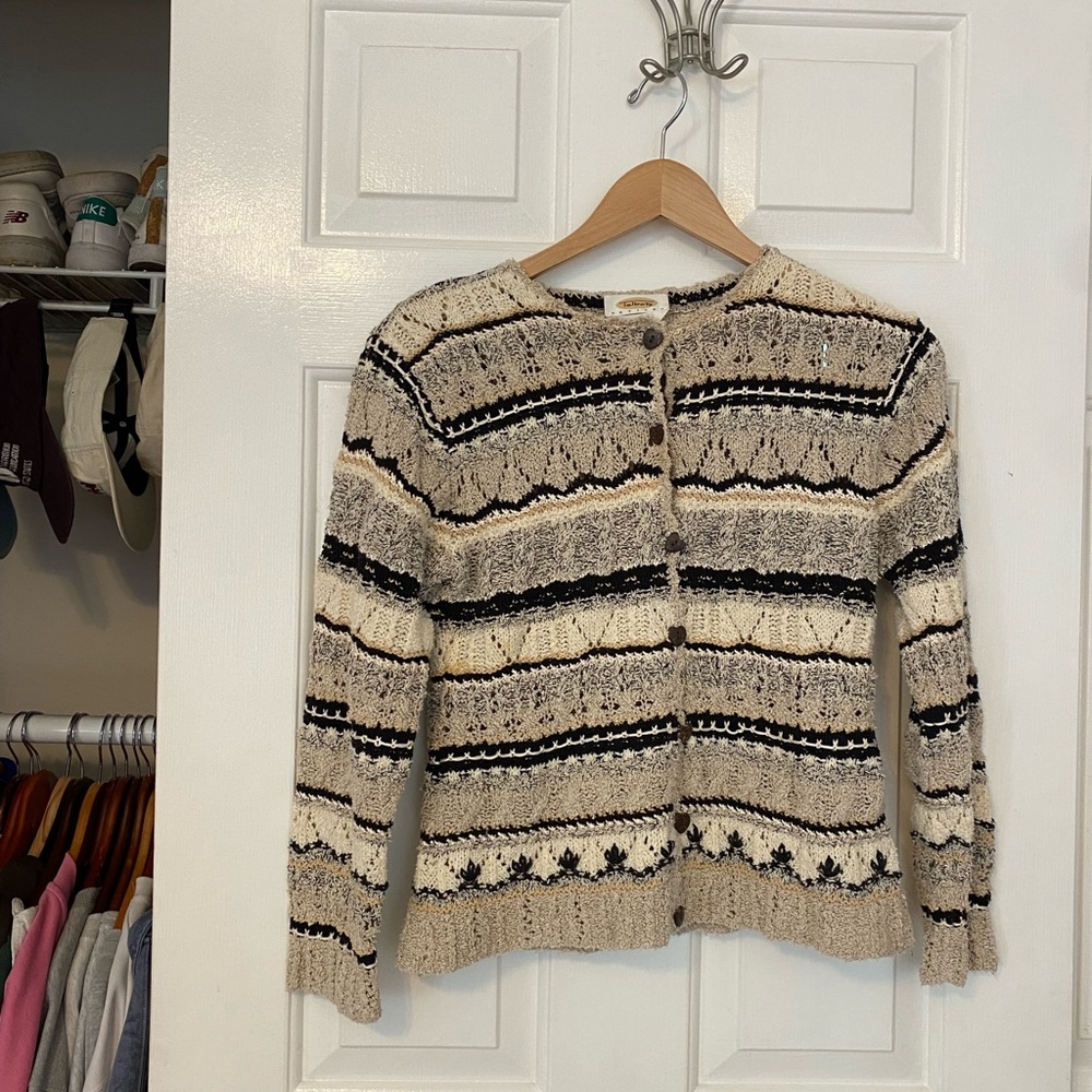 Vintage hand knit cardigan